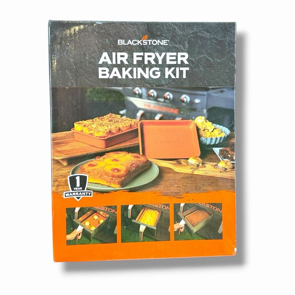 Blackstone Non-Stick Air Fryer Baking Kit Tray and Pan Set 2 Piece NEW IN BOX